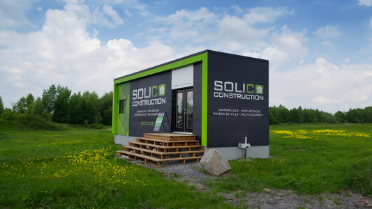 Sales office cladding - Solico