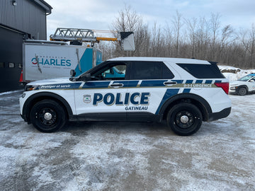 Lettrage de VUS - Service de police de la ville de Gatineau