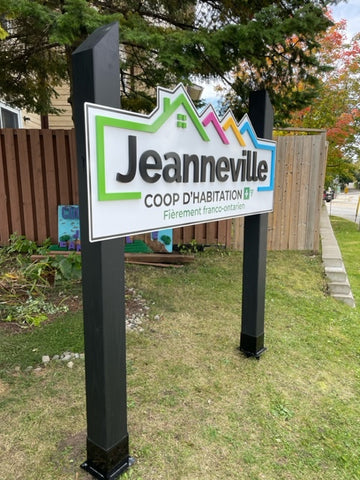 3D Sign - Jeanneville Coop d'habitation