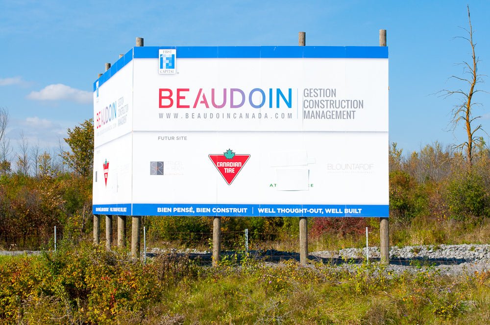 Enseigne sur structure - Beaudoin