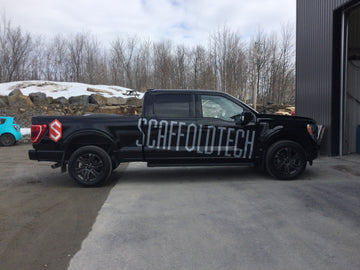 Lettrage pickup - Scaffoldtech