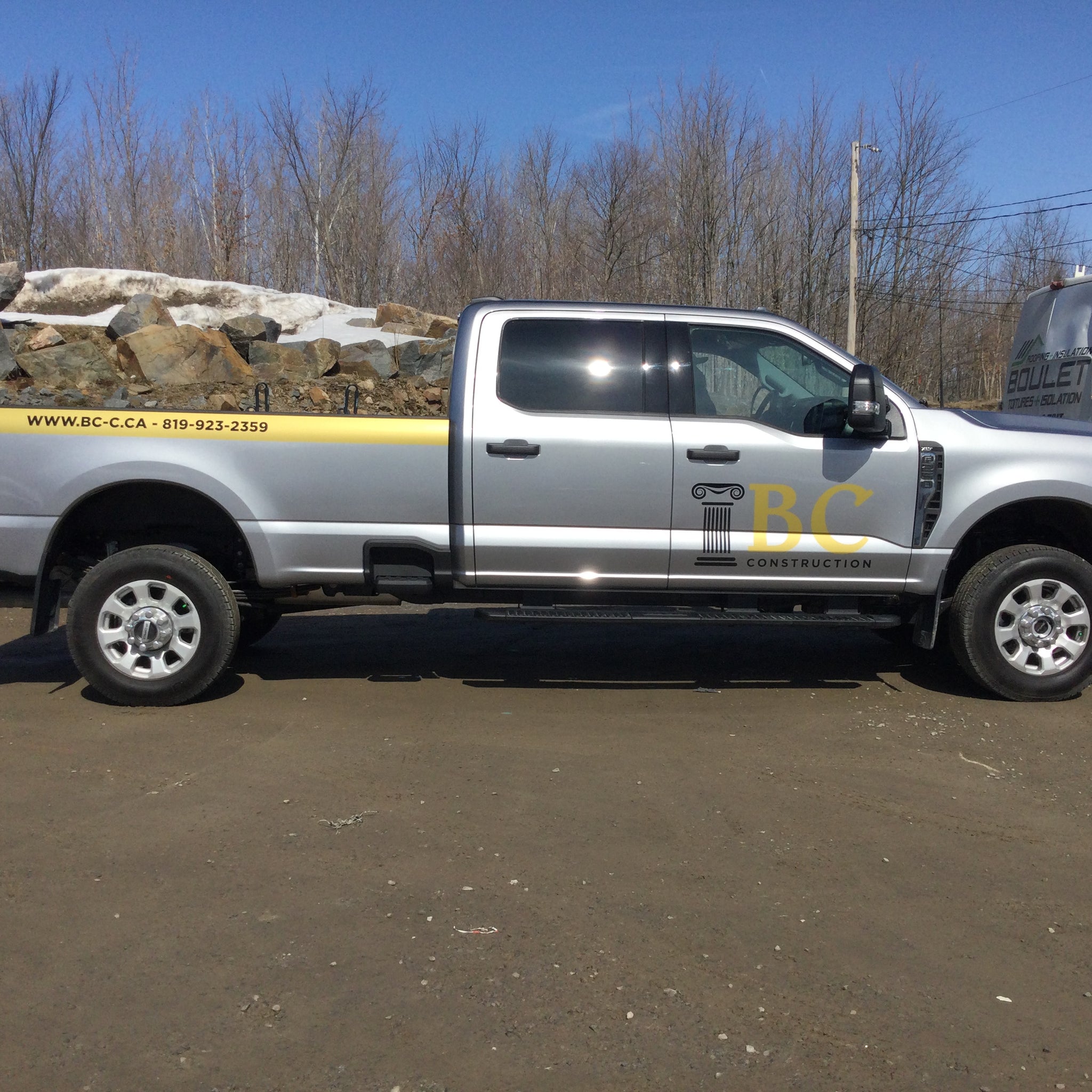 Wrap truck - BC Construction