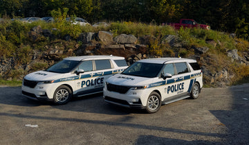 Lettrage de van - Service de police de la ville de Gatineau