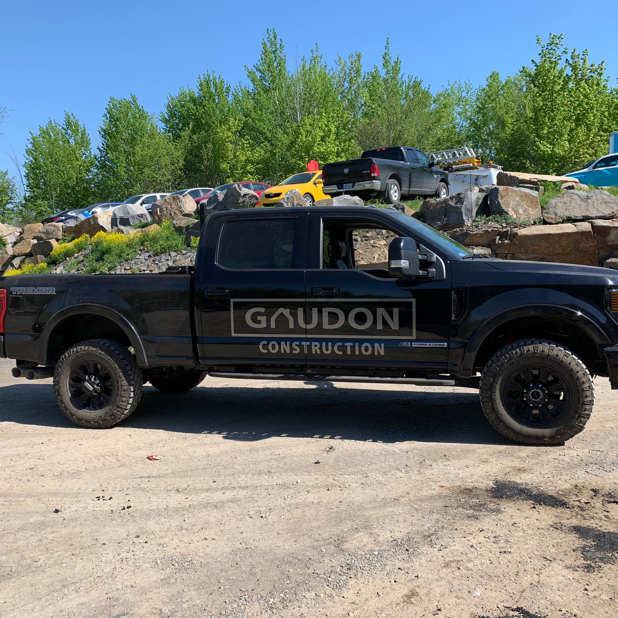 Lettrage Pickup - Gaudon Construction