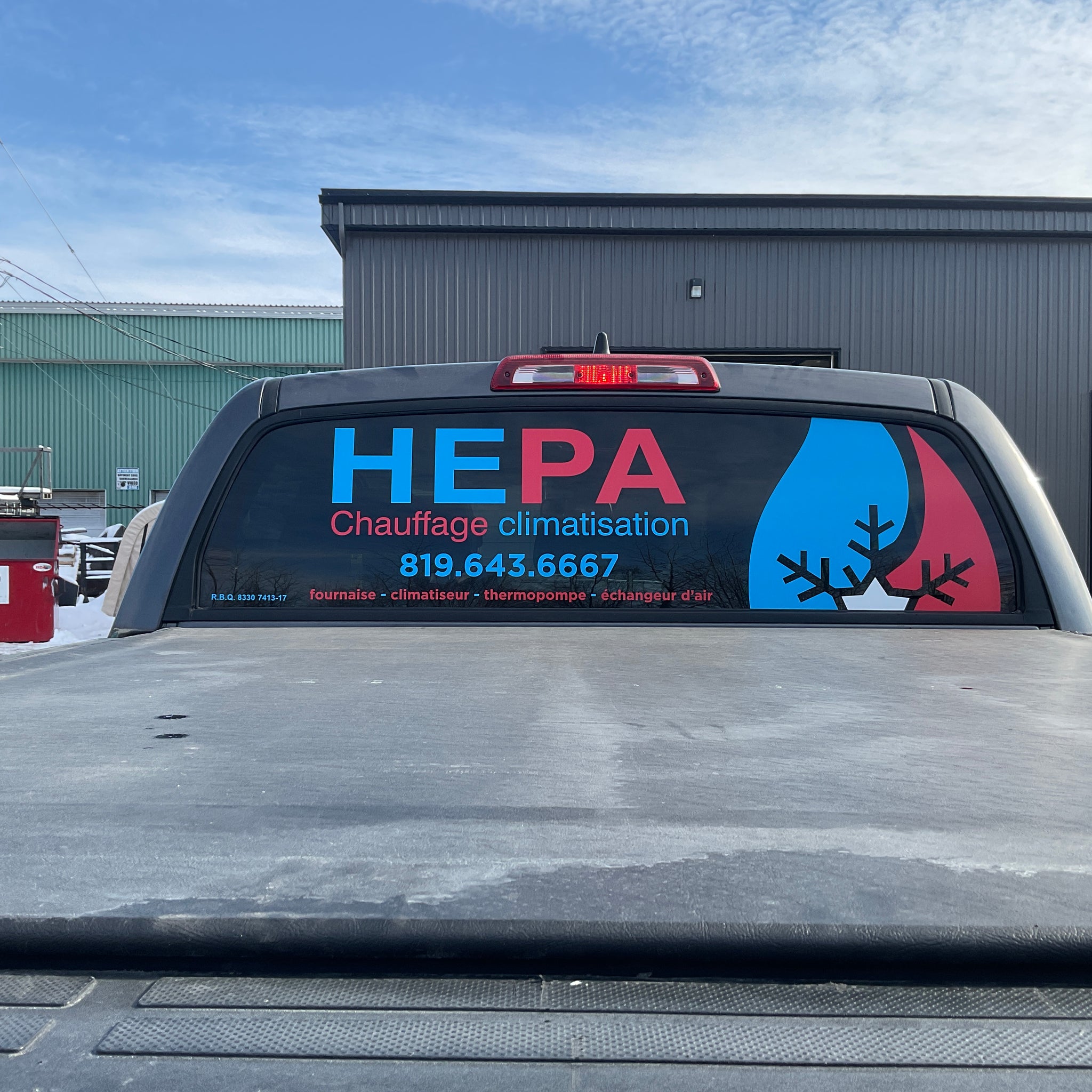 Lettrage de Camion - HEPA