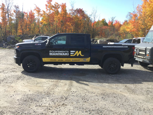 Lettrage de Camion - Equipement Maniwaki