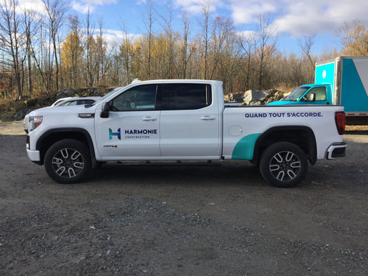 Wrap de Camion - Harmonie Construction