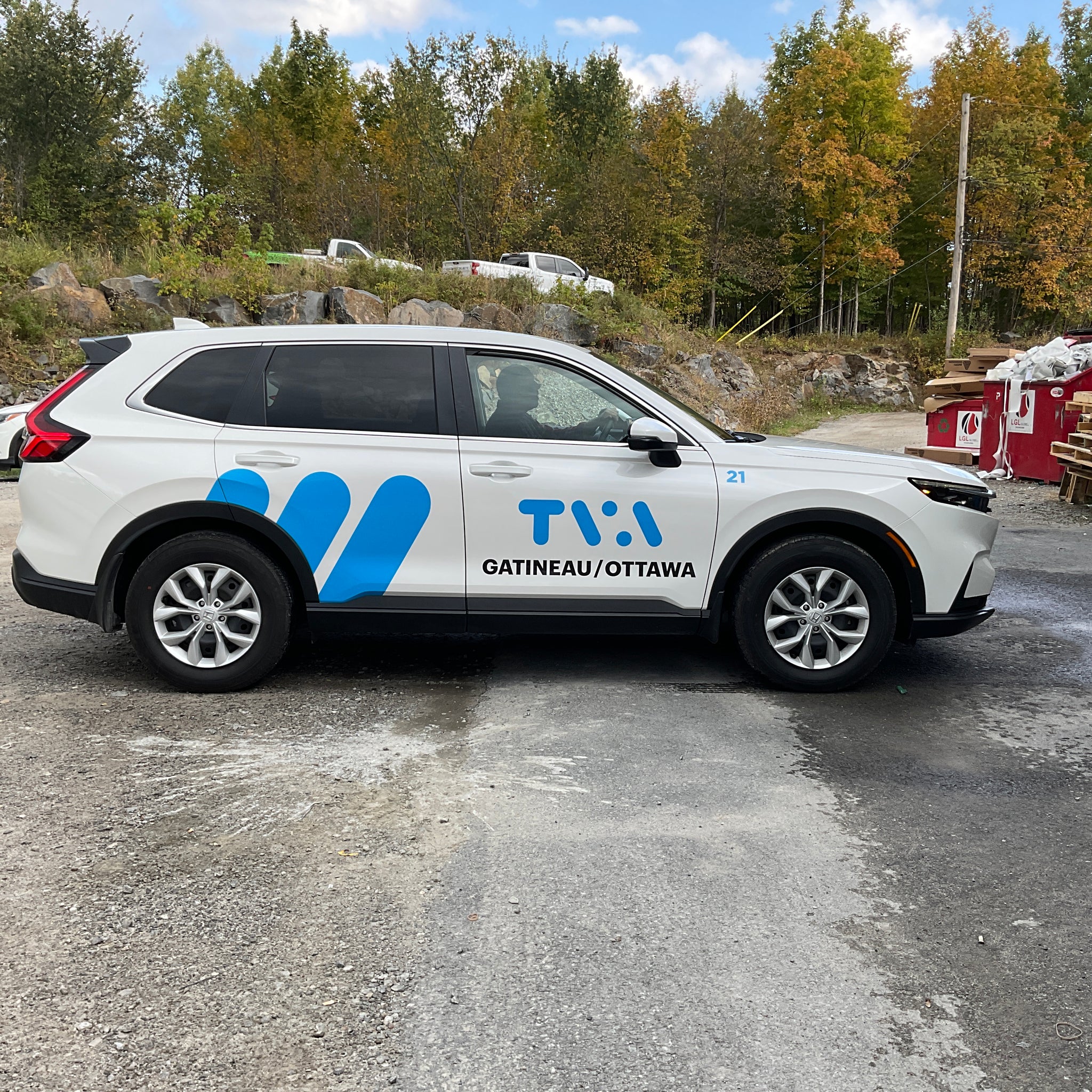 Lettrage de VUS - TVA Gatineau/Ottawa