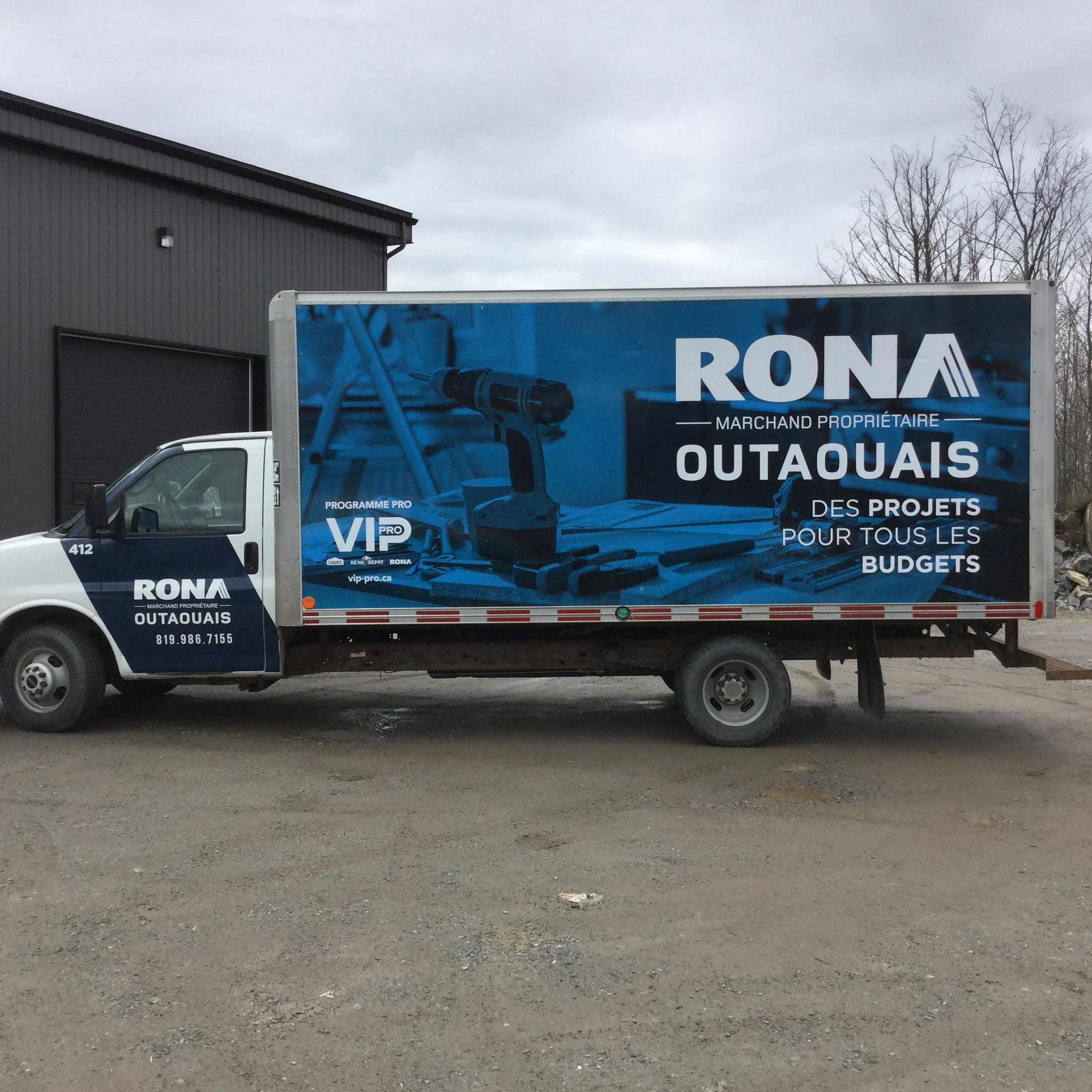 Wrap Cube van - Rona Outaouais