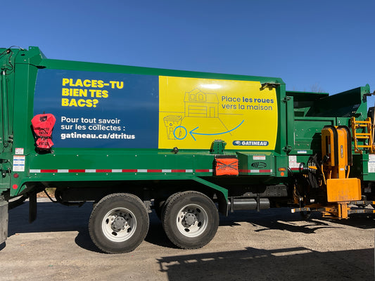 Lettrage de camion - Ville de Gatineau