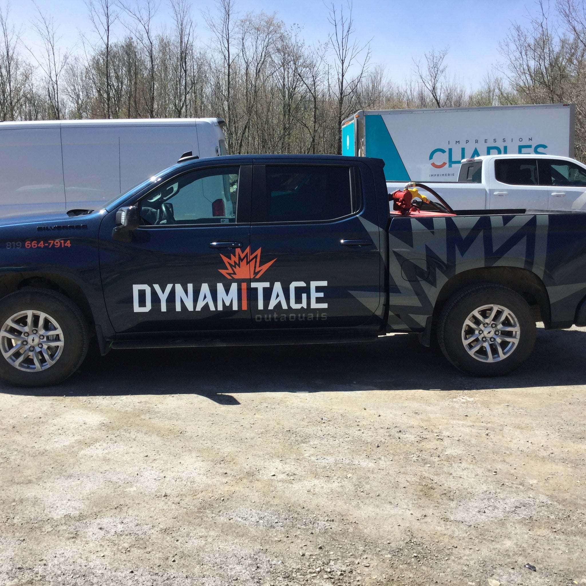 Wrap de Camion - Dynamitage Outaouais