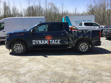 Wrap de Camion - Dynamitage Outaouais