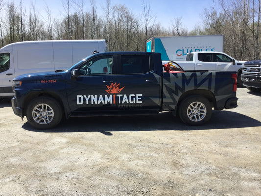 Wrap de Camion - Dynamitage Outaouais