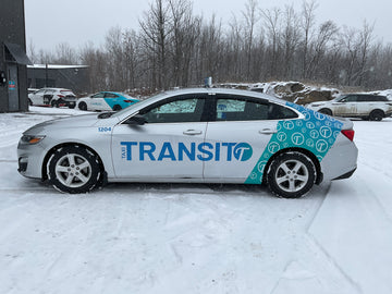 Lettrage de voiture - Groupe Transit