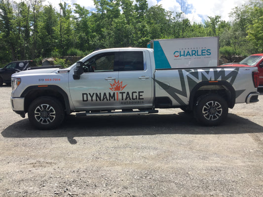 Wrap de Camion - Dynamitage Outaouais