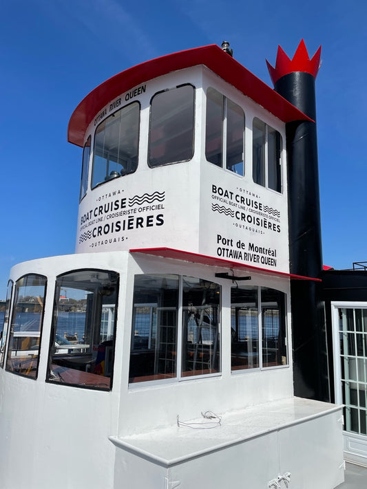 Lettrage de Bateau - Croisières Outaouais - Ottawa Boat Cruise