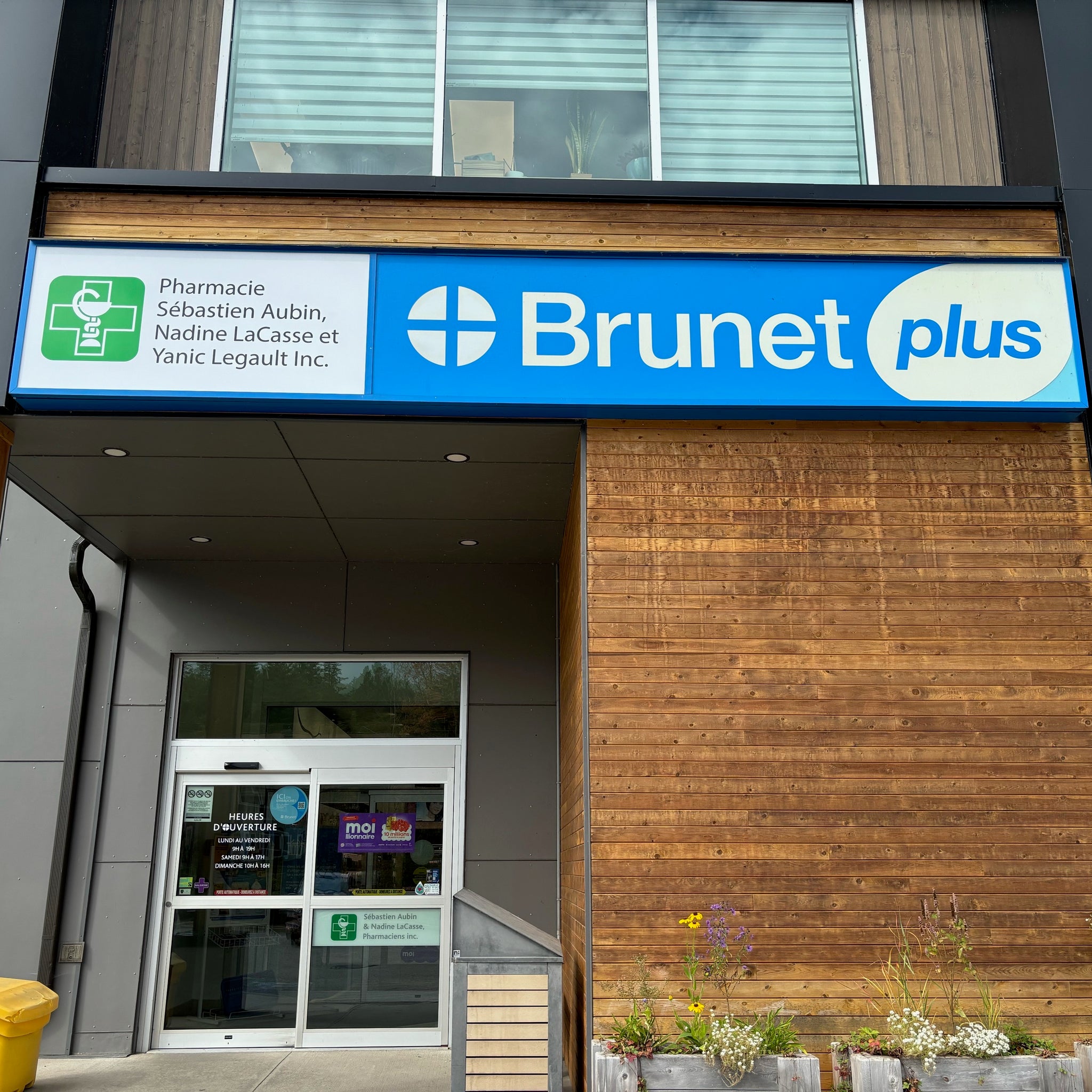 Enseigne lumineuse - Pharmacie Brunet