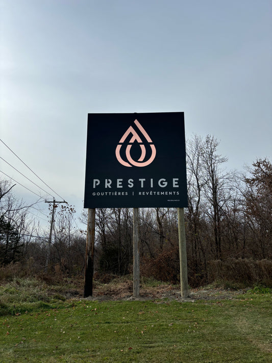 Affichage billboard - Prestige gouttières et revêtements