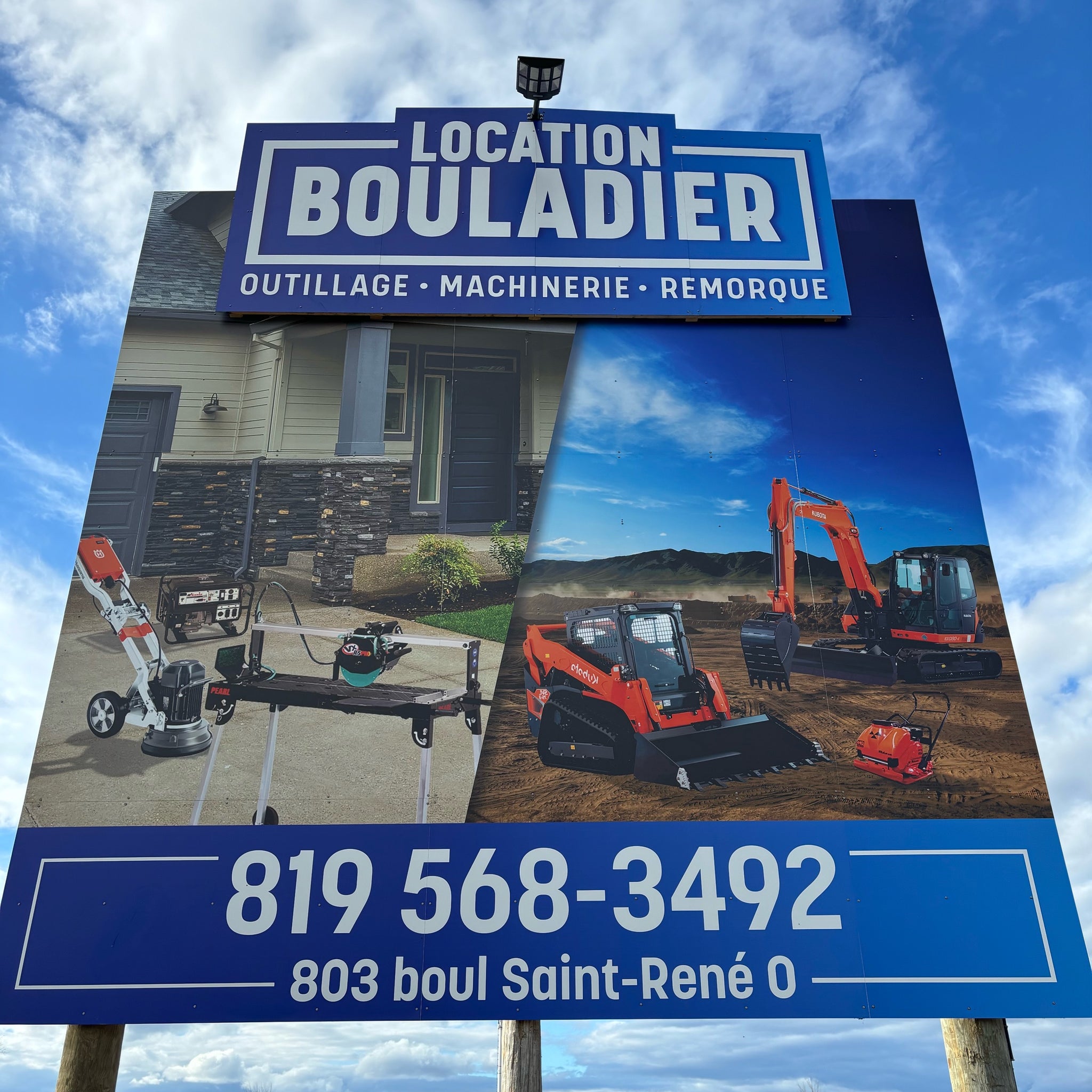 Affiche billboard - Location Bouladier