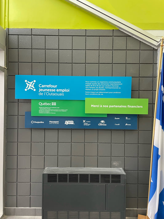 3D Sign - Carrefour Jeunesse Emploi de l'Outaouais