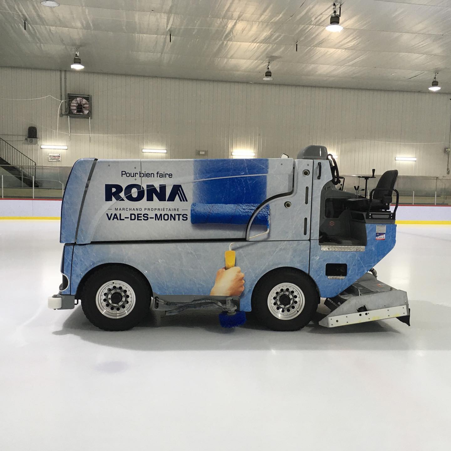 Lettrage de Zamboni - Rona